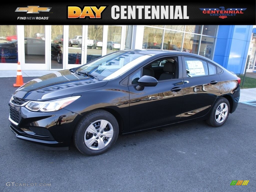 2016 Cruze LS Sedan - Mosaic Black Metallic / Jet Black photo #1