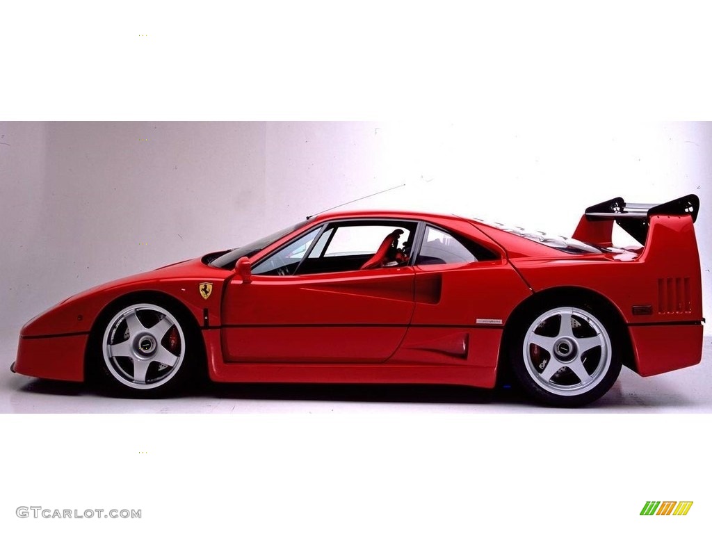 Red 1992 Ferrari F40 LM Conversion Exterior Photo #112077596