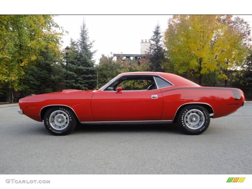 Rallye Red 1970 Plymouth Cuda Hemi Exterior Photo #112078319