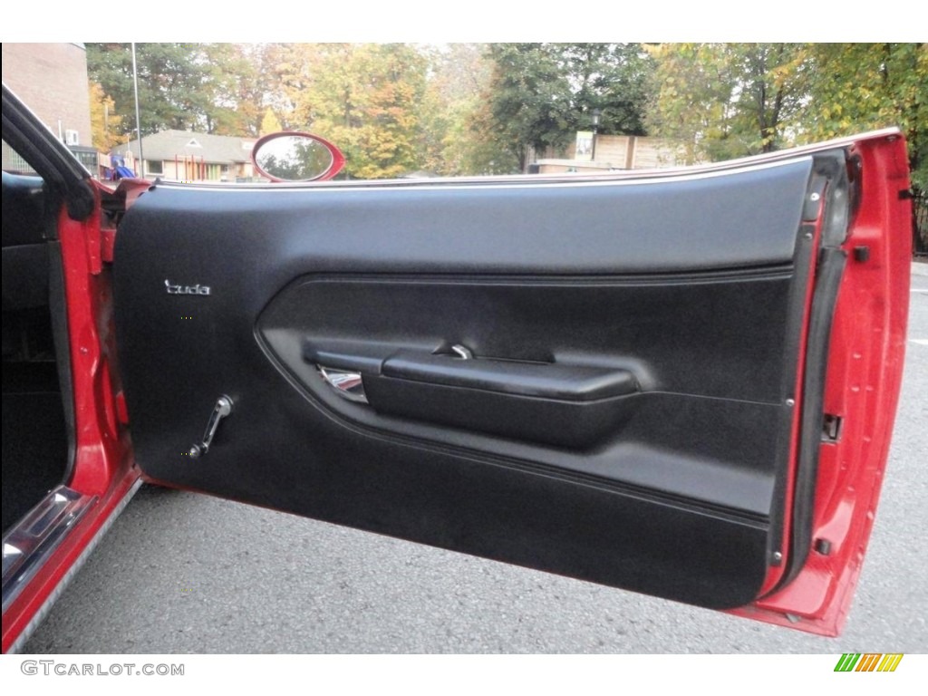 1970 Plymouth Cuda Hemi Black Door Panel Photo #112079015