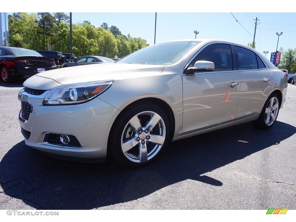 Champagne Silver Metallic 2014 Chevrolet Malibu LTZ Exterior Photo #112080644