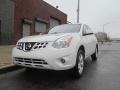 2013 Pearl White Nissan Rogue S AWD  photo #4