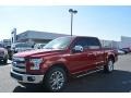 2016 Ruby Red Ford F150 Lariat SuperCrew  photo #3