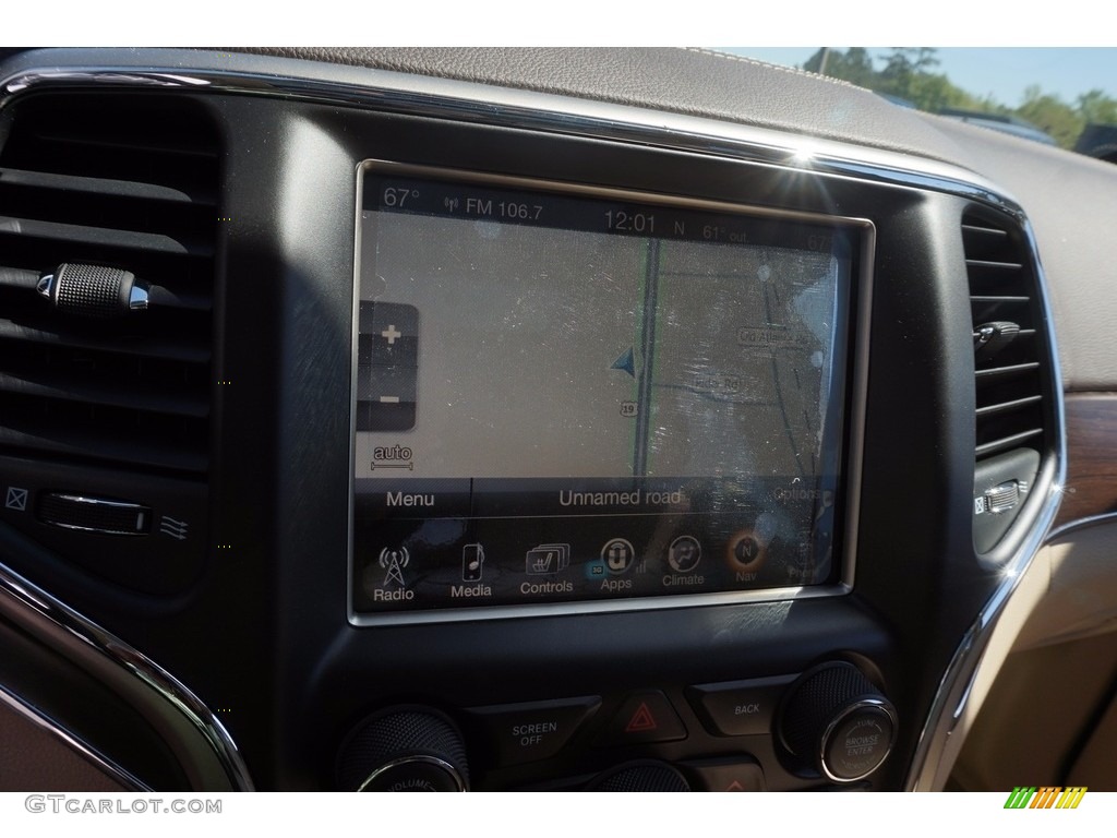 2016 Grand Cherokee Overland - Bright White / Brown/Light Frost Beige photo #15