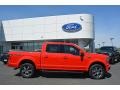2016 Race Red Ford F150 Lariat SuperCrew 4x4  photo #2