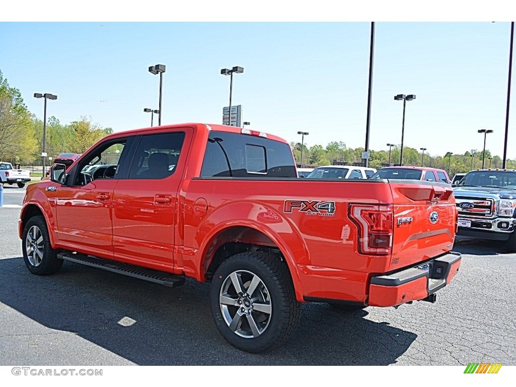 2016 F150 Lariat SuperCrew 4x4 - Race Red / Black photo #29