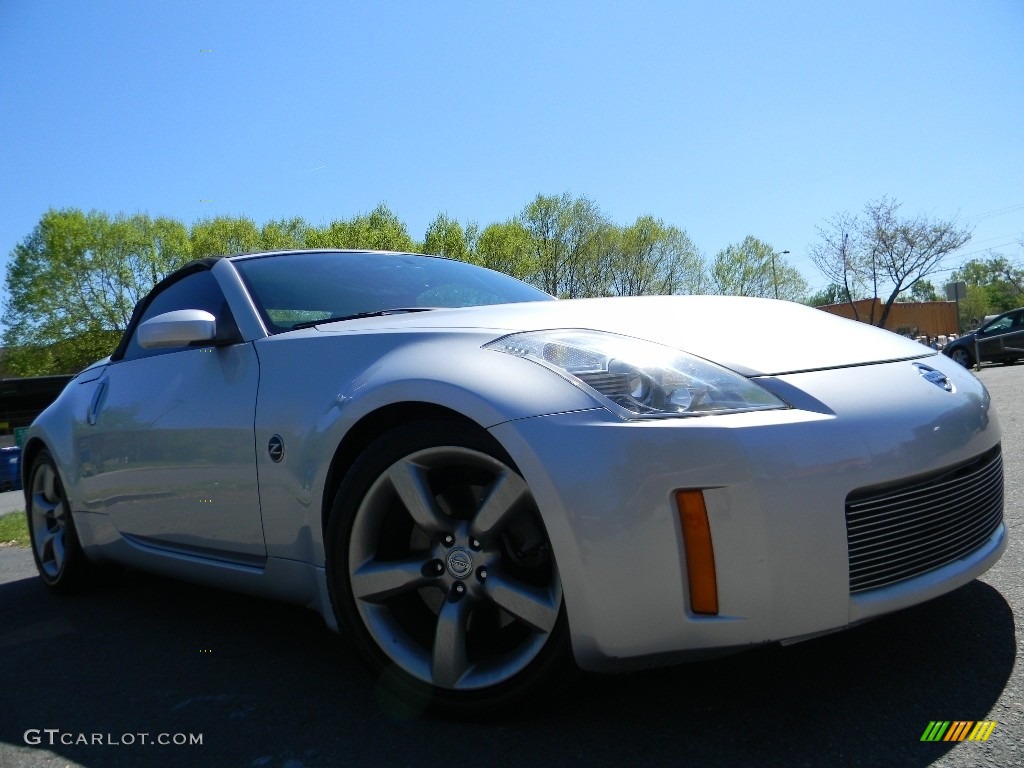 2007 350Z Touring Roadster - Silver Alloy Metallic / Charcoal photo #2