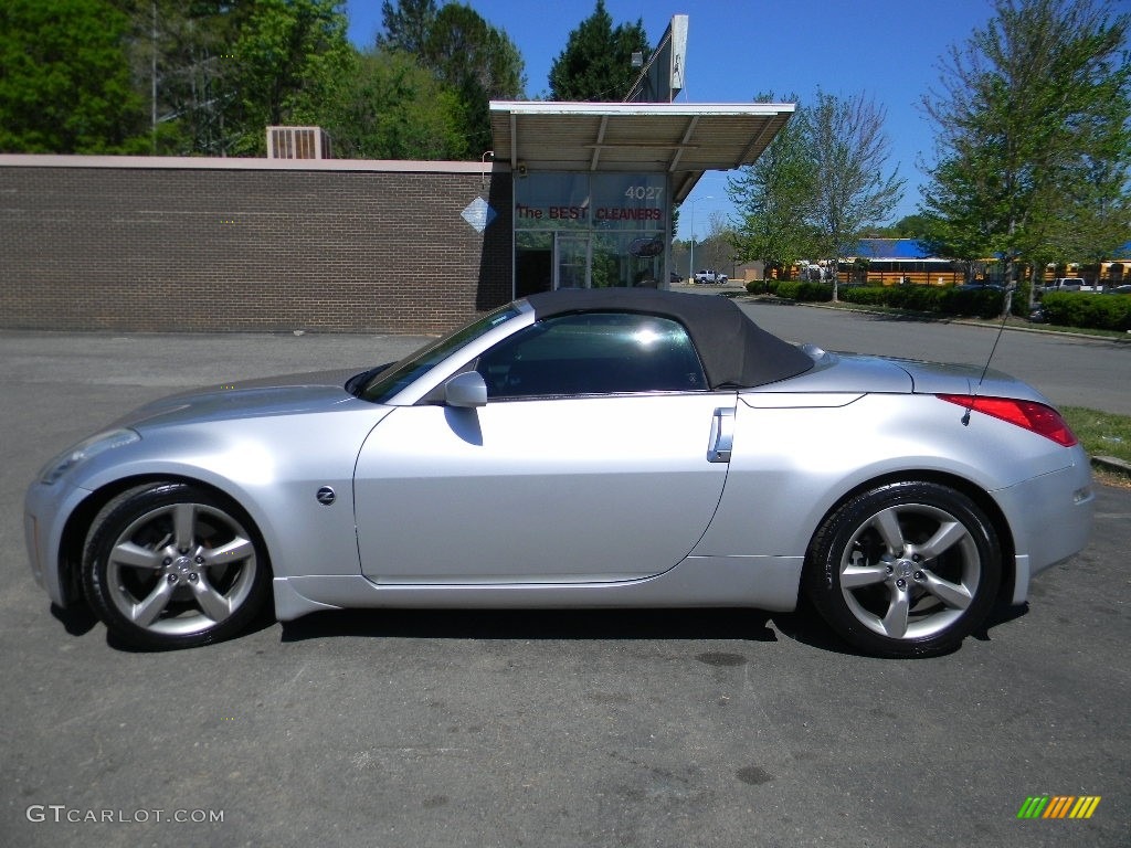 2007 350Z Touring Roadster - Silver Alloy Metallic / Charcoal photo #7