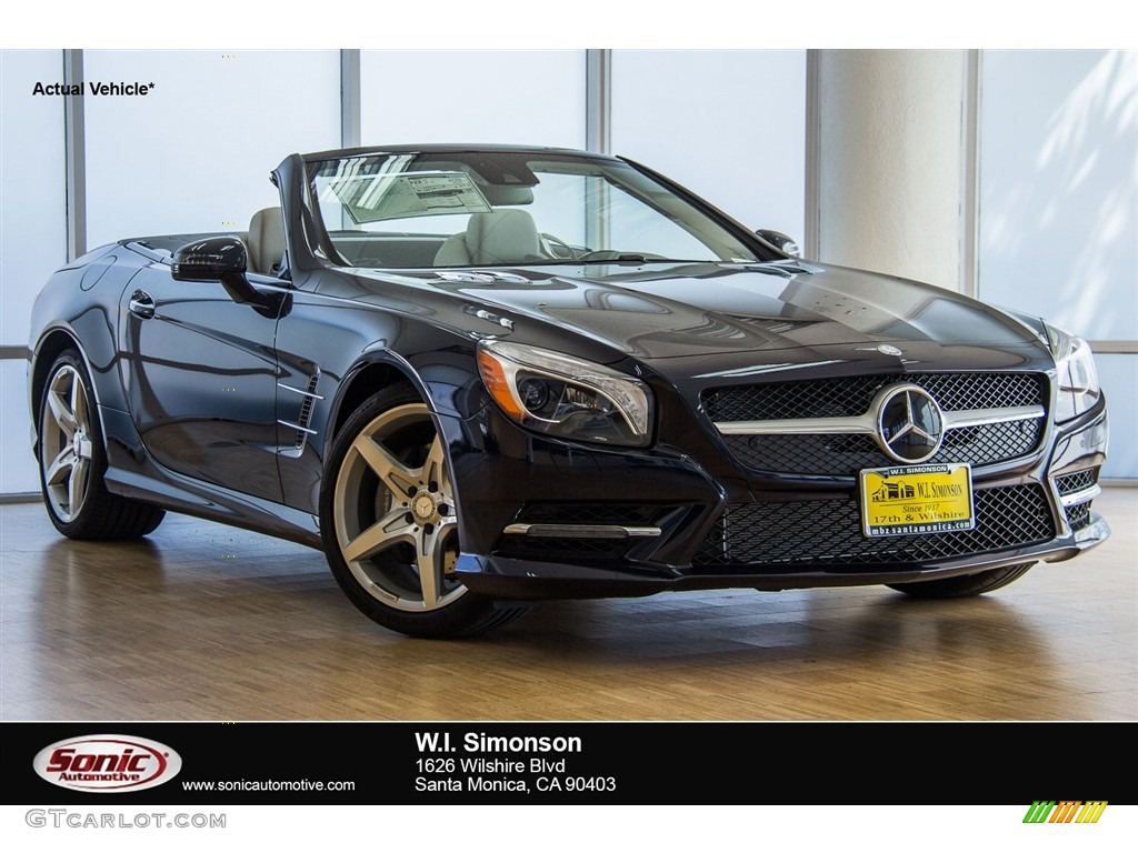 2016 SL 400 Roadster - Lunar Blue Metallic / Crystal Grey/Dark Grey photo #1