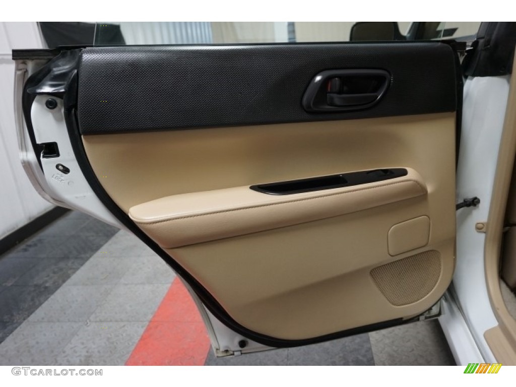 2008 Forester 2.5 X - Aspen White / Desert Beige photo #16