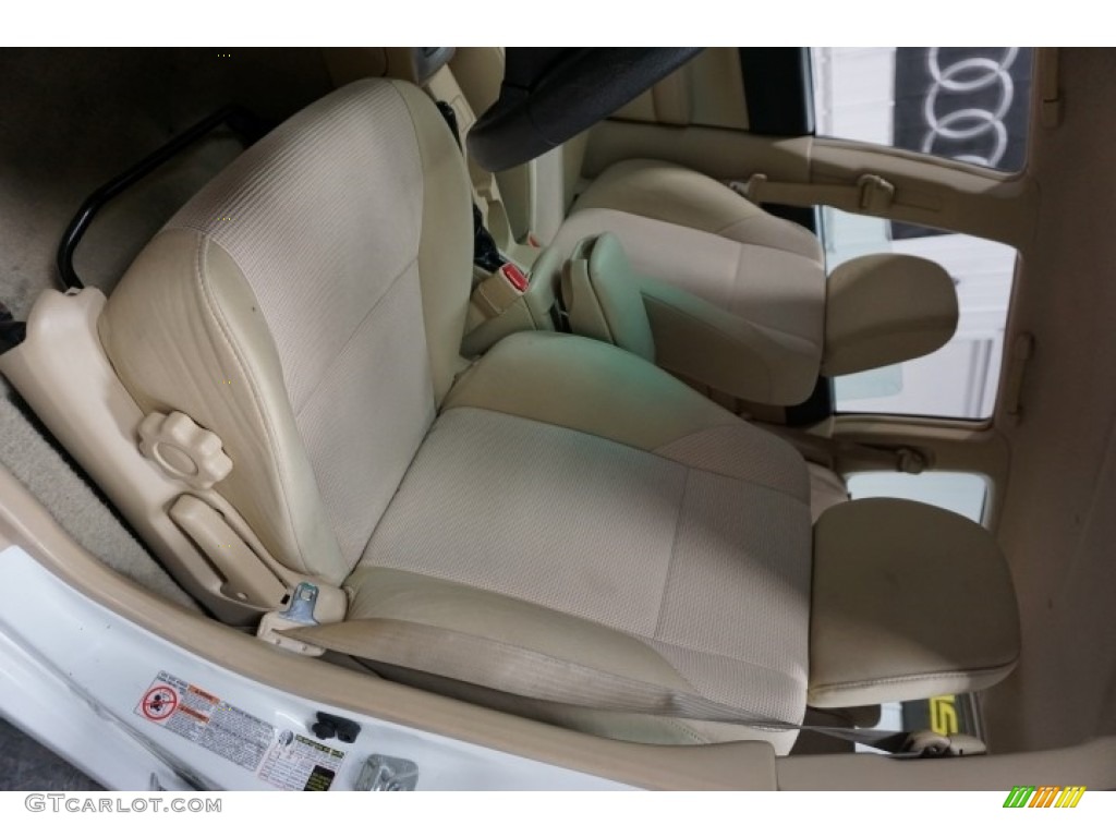 2008 Forester 2.5 X - Aspen White / Desert Beige photo #25