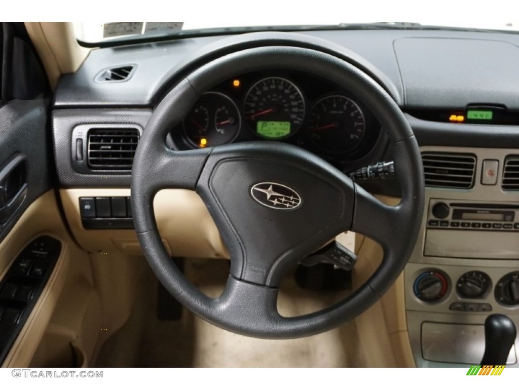 2008 Forester 2.5 X - Aspen White / Desert Beige photo #29