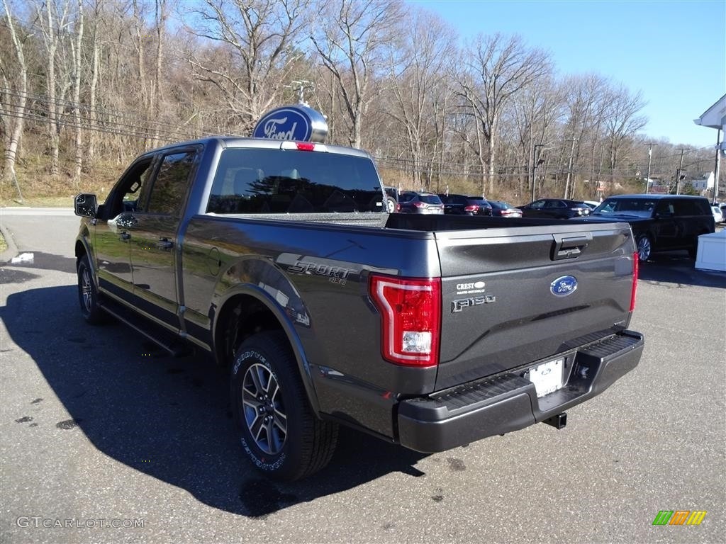 2016 F150 XLT SuperCrew 4x4 - Magnetic / Medium Earth Gray photo #5