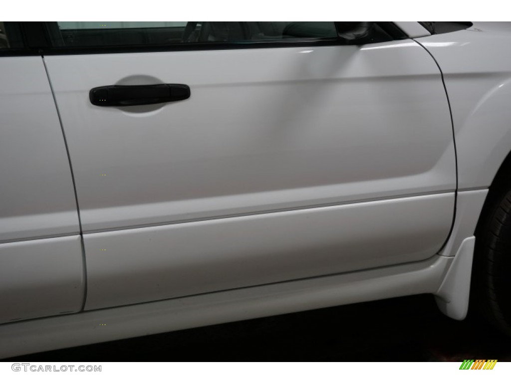 2008 Forester 2.5 X - Aspen White / Desert Beige photo #53