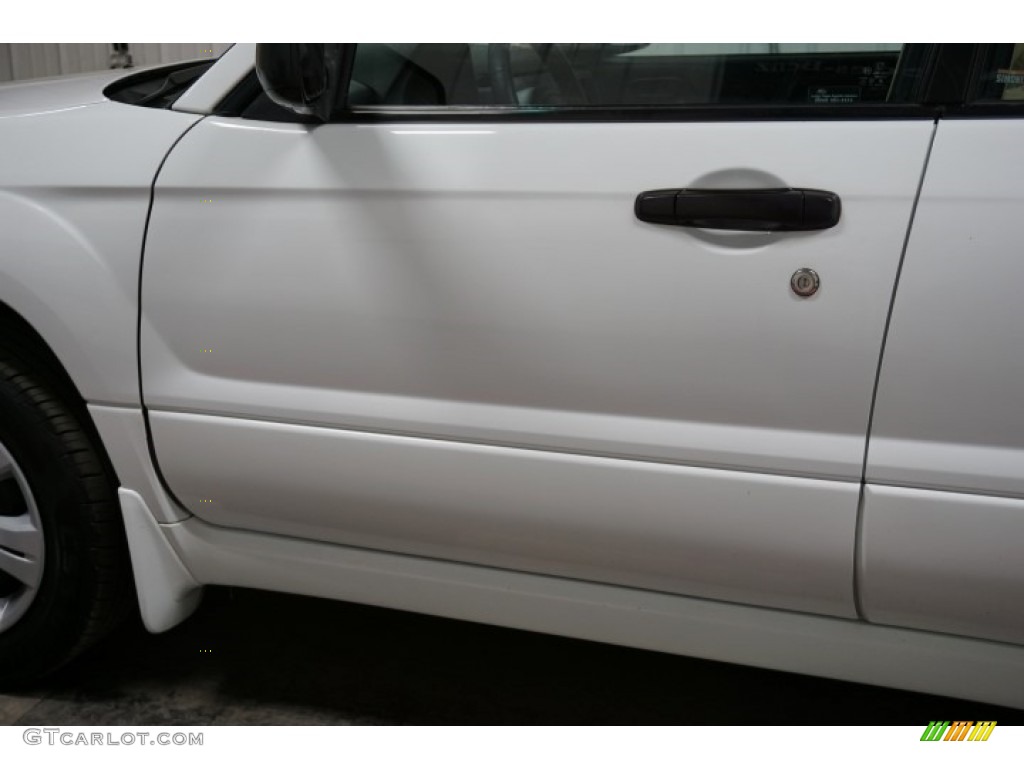 2008 Forester 2.5 X - Aspen White / Desert Beige photo #68