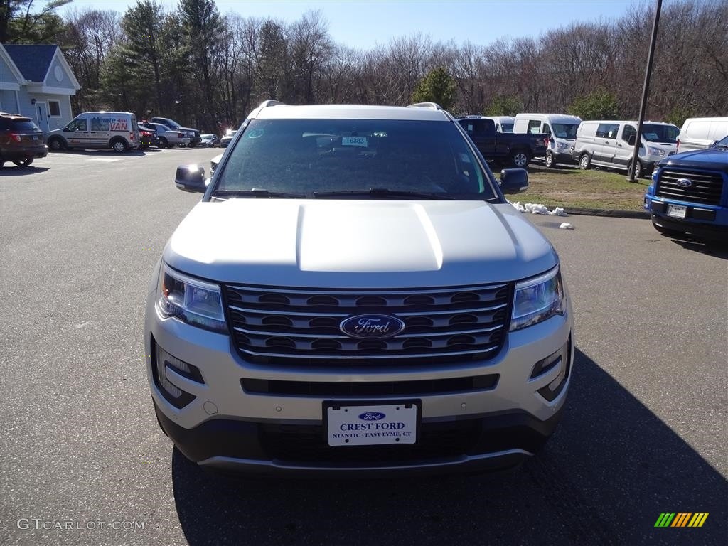 2016 Explorer XLT 4WD - Ingot Silver Metallic / Ebony Black photo #2