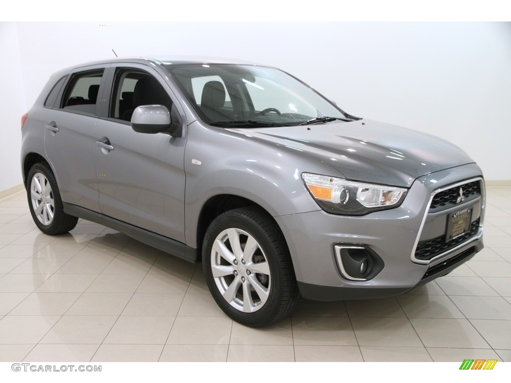2013 Outlander Sport ES - Mercury Gray Pearl / Black photo #1