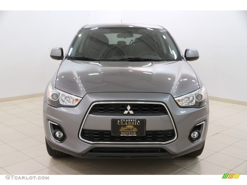 2013 Outlander Sport ES - Mercury Gray Pearl / Black photo #2