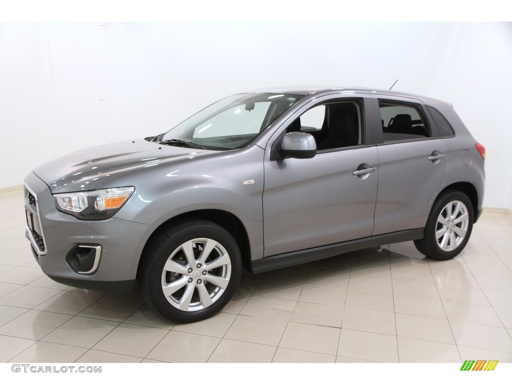 2013 Outlander Sport ES - Mercury Gray Pearl / Black photo #3