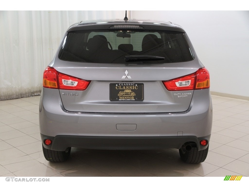 2013 Outlander Sport ES - Mercury Gray Pearl / Black photo #12