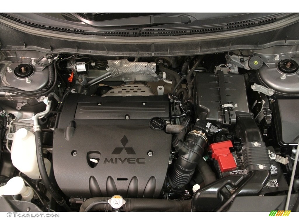 2013 Outlander Sport ES - Mercury Gray Pearl / Black photo #13