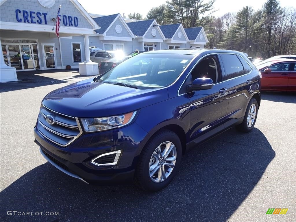 2016 Edge SEL AWD - Kona Blue / Ebony photo #3