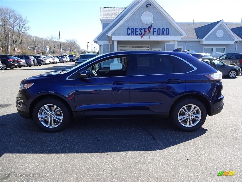 2016 Edge SEL AWD - Kona Blue / Ebony photo #4