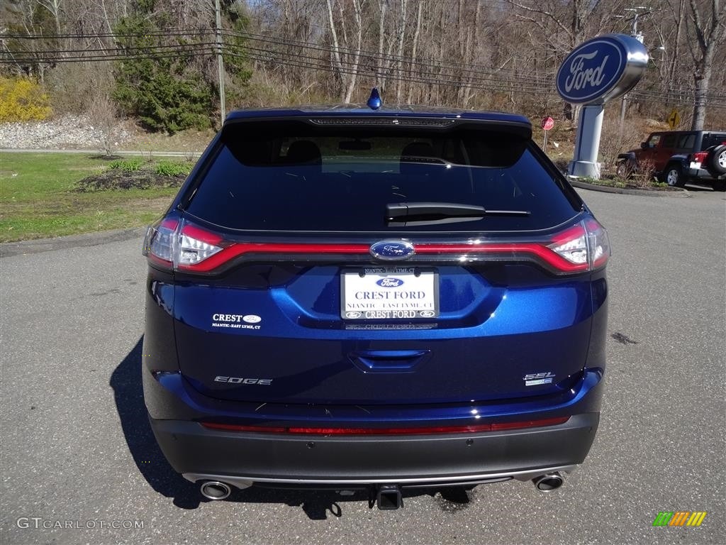 2016 Edge SEL AWD - Kona Blue / Ebony photo #6