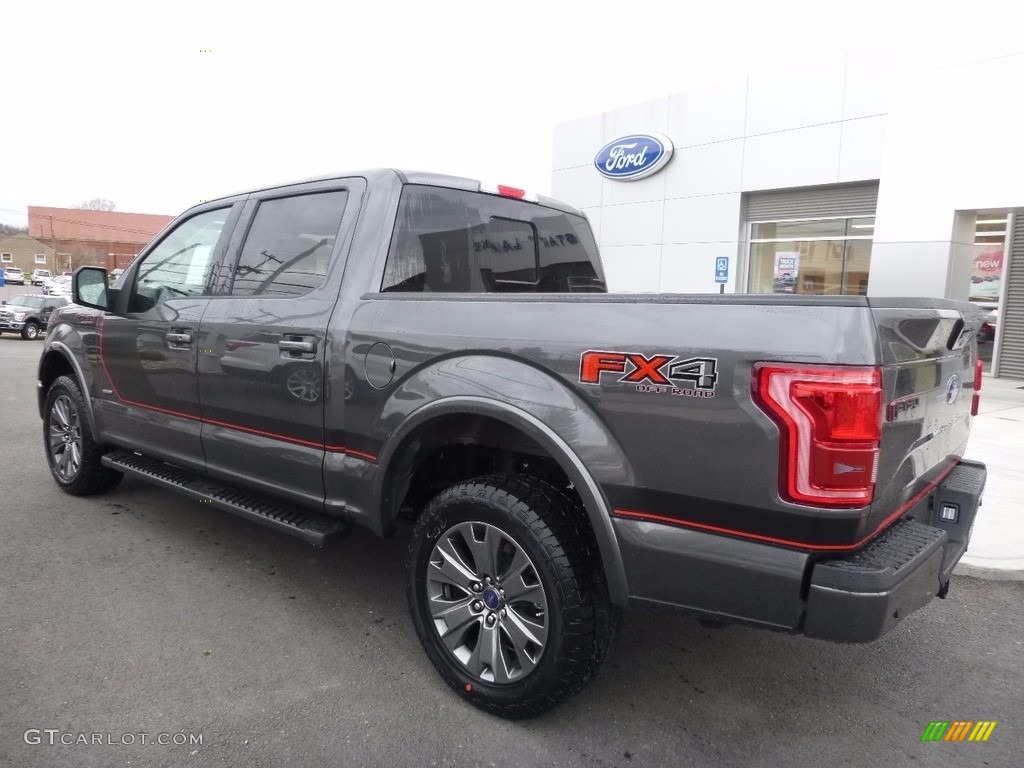 2016 F150 Lariat SuperCrew 4x4 - Magnetic / Black photo #7