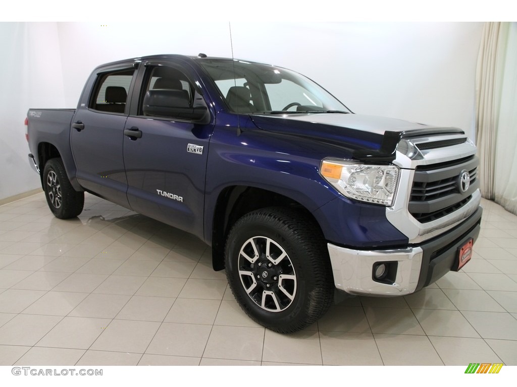 2015 Tundra SR5 CrewMax 4x4 - Blue Ribbon Metallic / Sand Beige photo #1