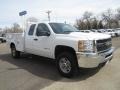 2012 Summit White Chevrolet Silverado 2500HD LT Extended Cab 4x4  photo #2