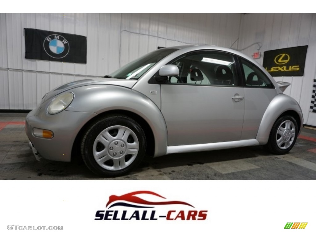 2000 New Beetle GLS Coupe - Silver Metallic / Black photo #1