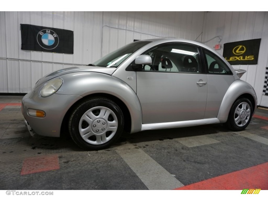 2000 New Beetle GLS Coupe - Silver Metallic / Black photo #2