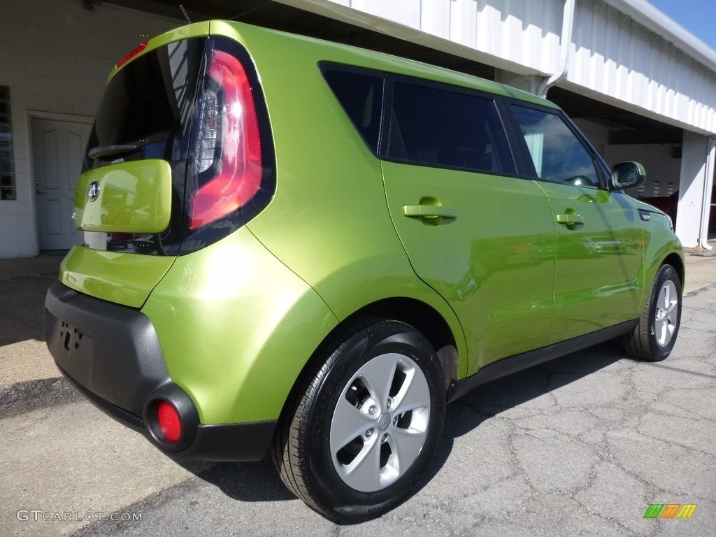 2014 Soul 1.6 - Kale Green / Black Diamond Woven Cloth photo #3