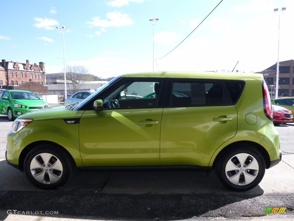 2014 Soul 1.6 - Kale Green / Black Diamond Woven Cloth photo #7