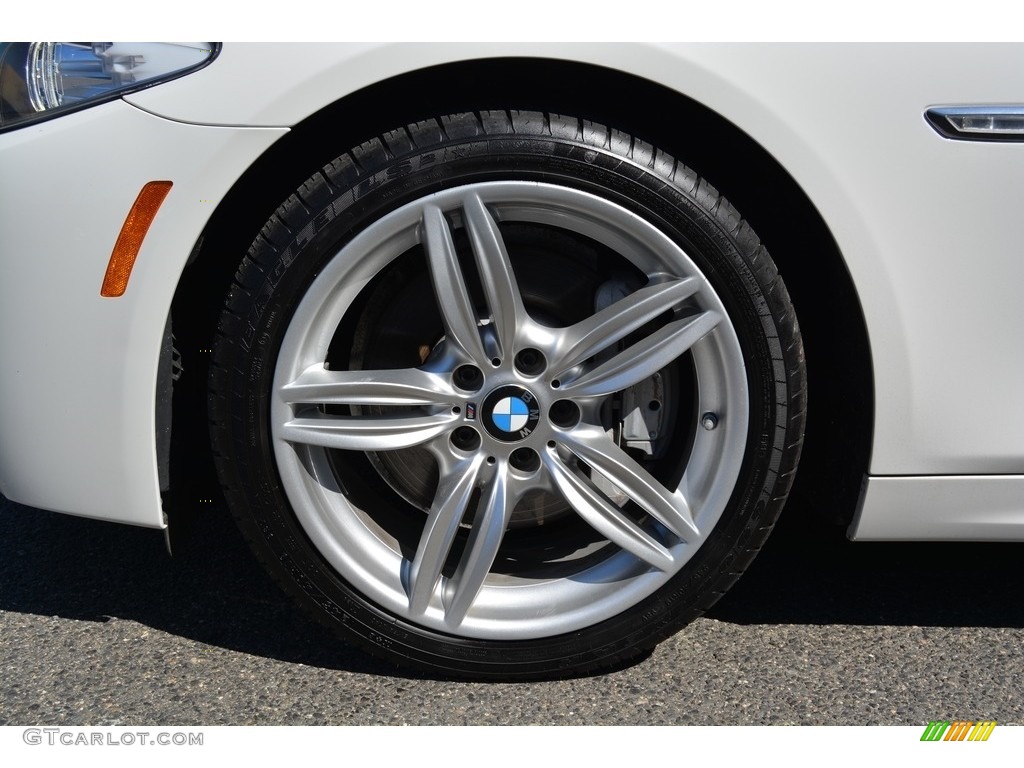 2013 5 Series 535i xDrive Sedan - Alpine White / Cinnamon Brown photo #31