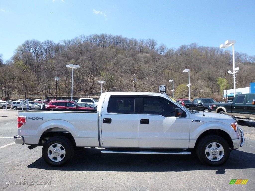 2014 F150 XLT SuperCrew 4x4 - Ingot Silver / Steel Grey photo #1