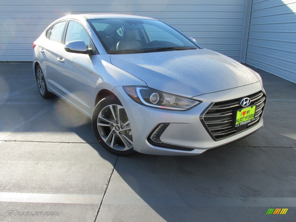 2017 Elantra Limited - Silver / Gray photo #2