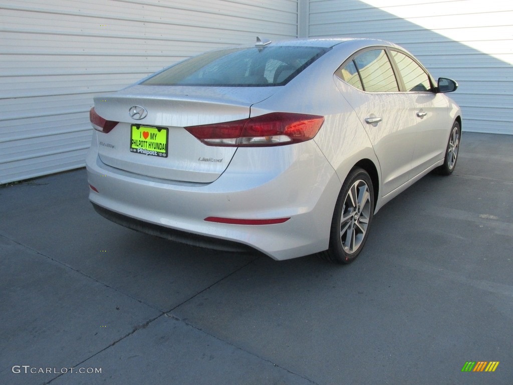 2017 Elantra Limited - Silver / Gray photo #4