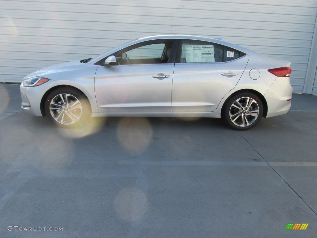 2017 Elantra Limited - Silver / Gray photo #6