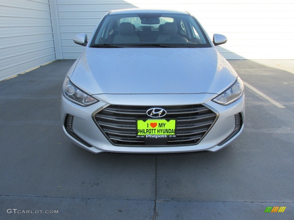 2017 Elantra Limited - Silver / Gray photo #8