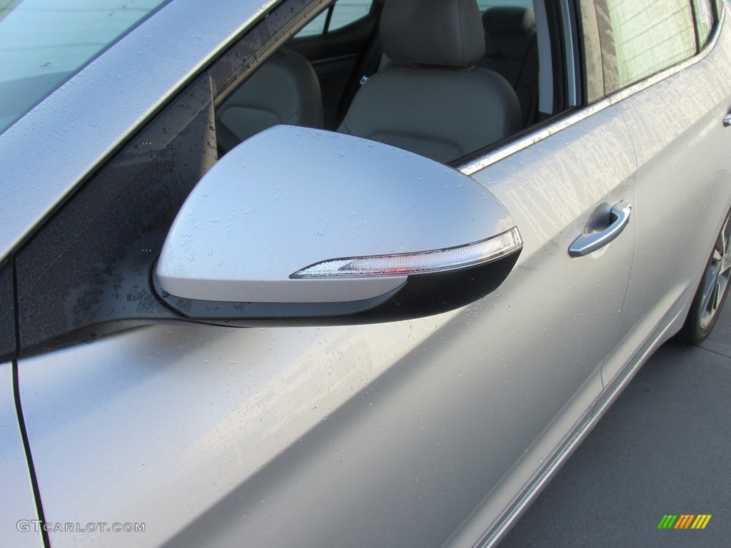 2017 Elantra Limited - Silver / Gray photo #12