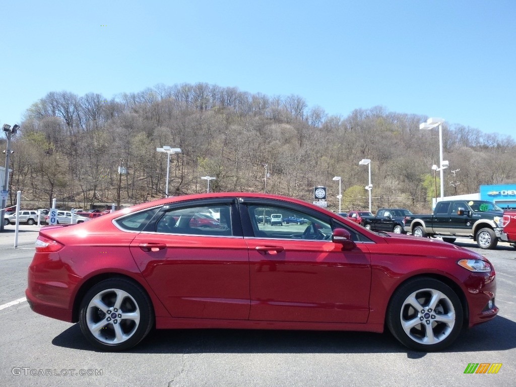 Ruby Red Metallic 2015 Ford Fusion SE AWD Exterior Photo #112105163