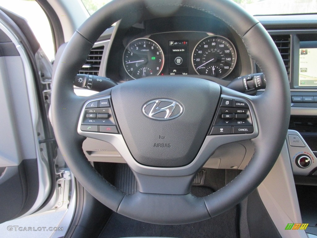 2017 Elantra Limited - Silver / Gray photo #32