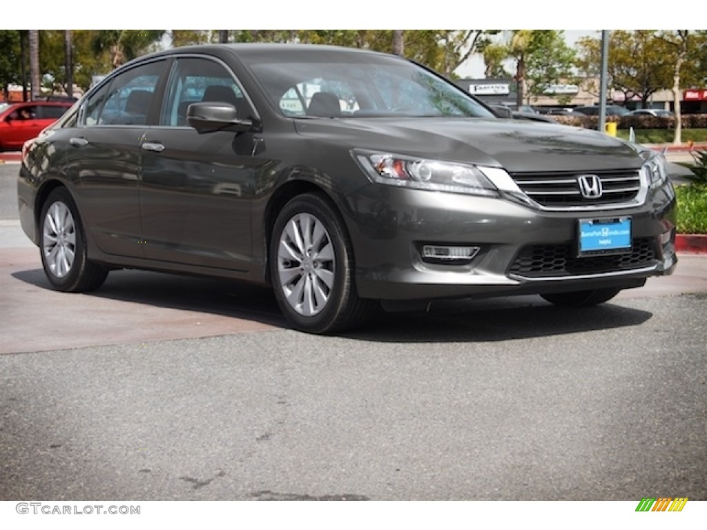 2013 Accord EX Sedan - Hematite Metallic / Black photo #1