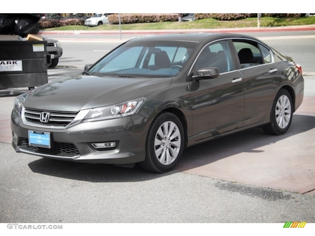 2013 Accord EX Sedan - Hematite Metallic / Black photo #8