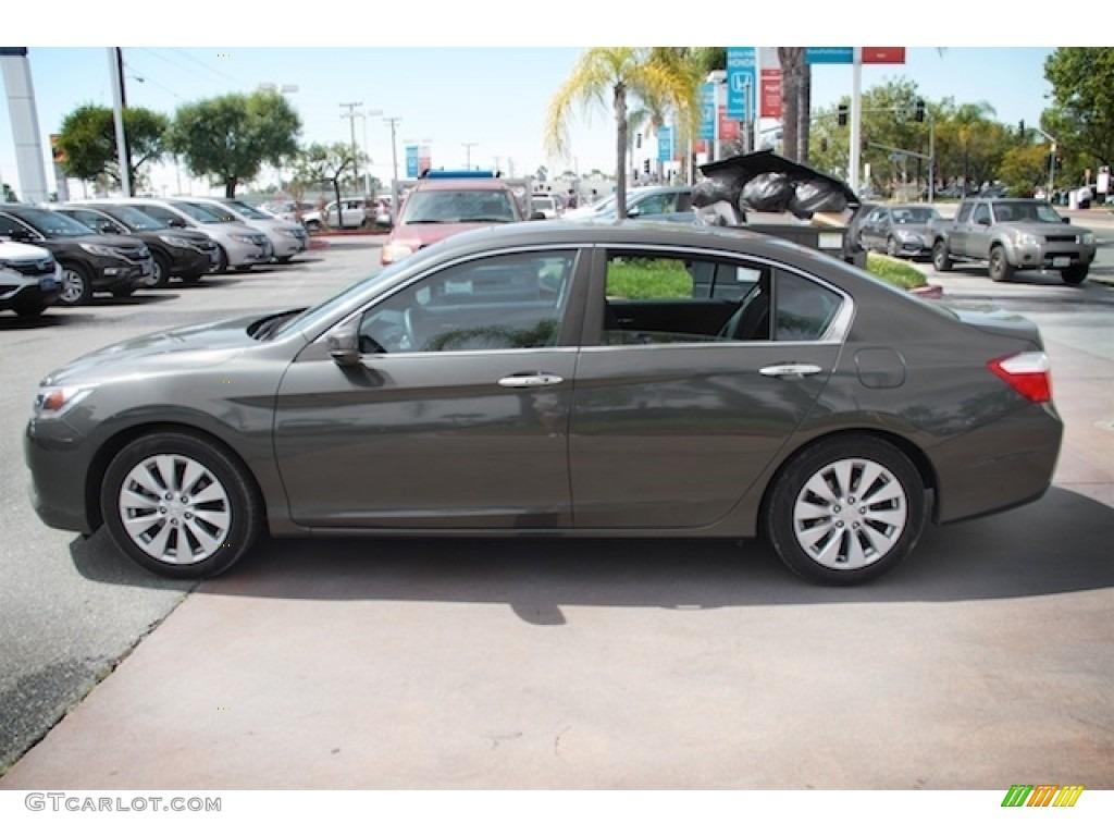 2013 Accord EX Sedan - Hematite Metallic / Black photo #9