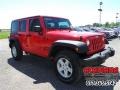 2016 Firecracker Red Jeep Wrangler Unlimited Sport 4x4  photo #4