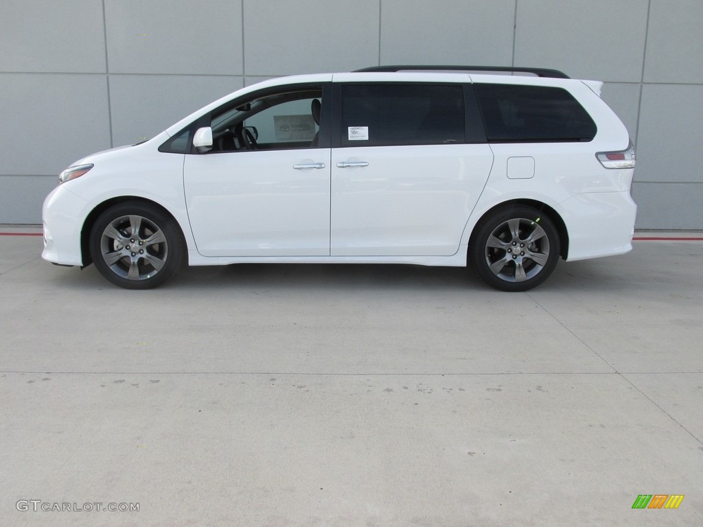 2016 Sienna SE - Super White / Black photo #6