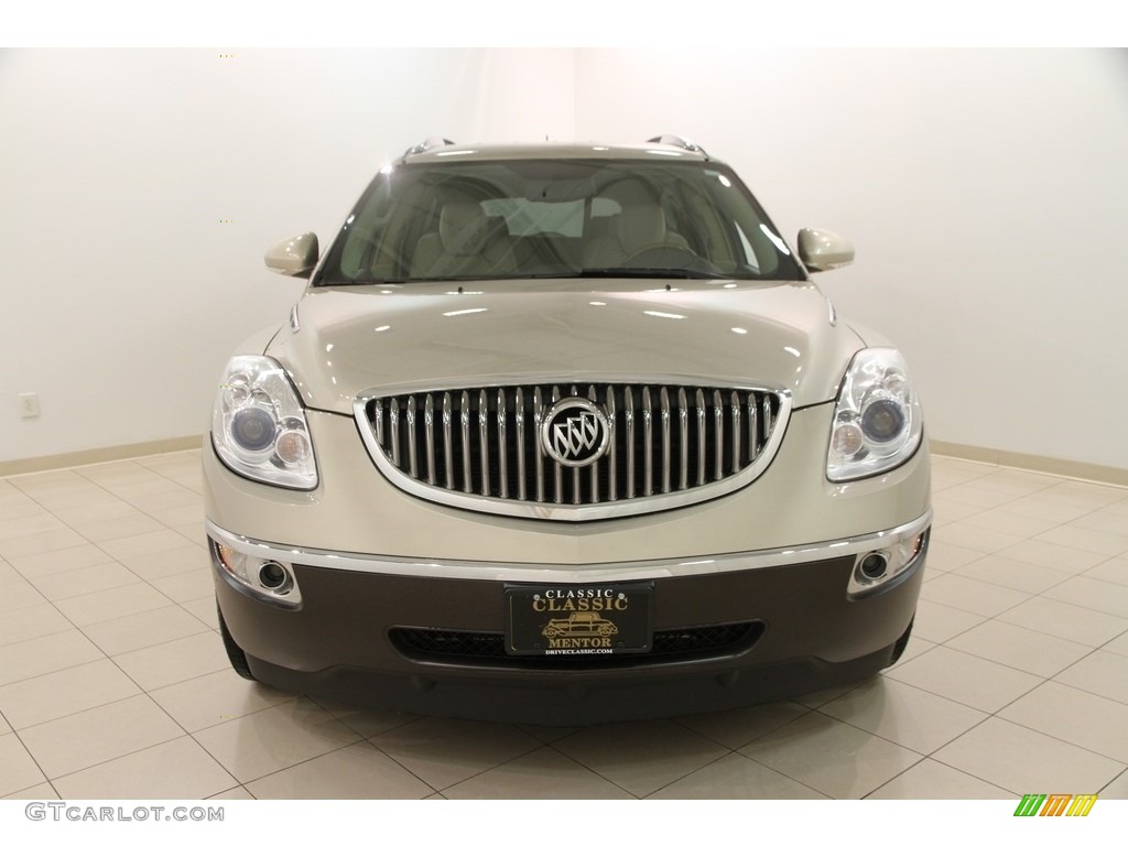 2010 Enclave CXL AWD - Gold Mist Metallic / Cashmere/Cocoa photo #2